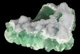 Green & Purple Fluorite Crystal Cluster - China #98077-1